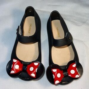 Minnie Mouse jelly Mary Jane’s, size 8